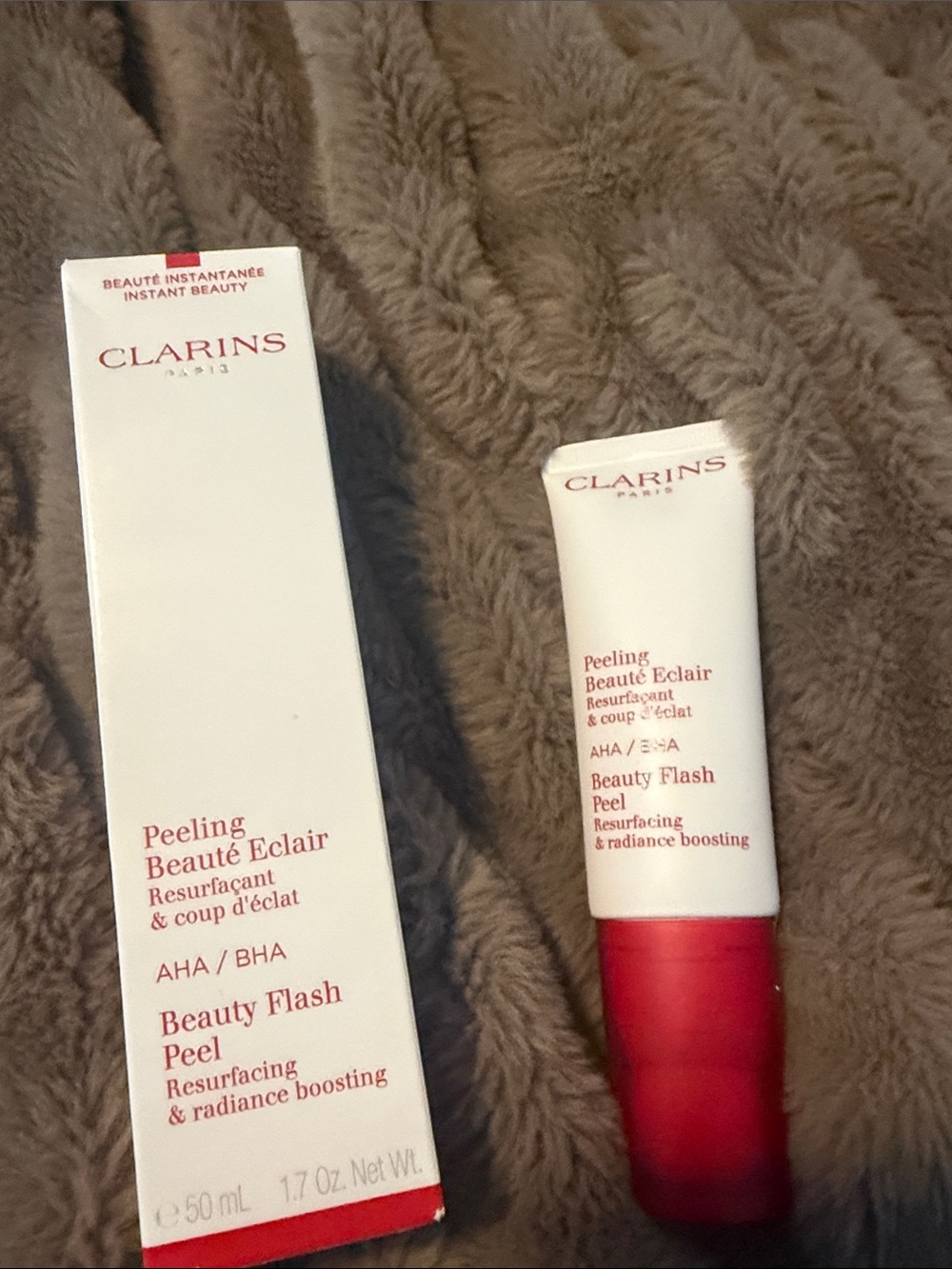 Clarins Beauty Flash Peel 1.7oz / 50ml New In Box